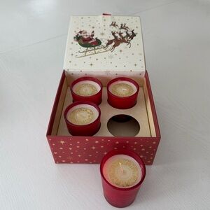 Festive Candle Set in Keepsake Box